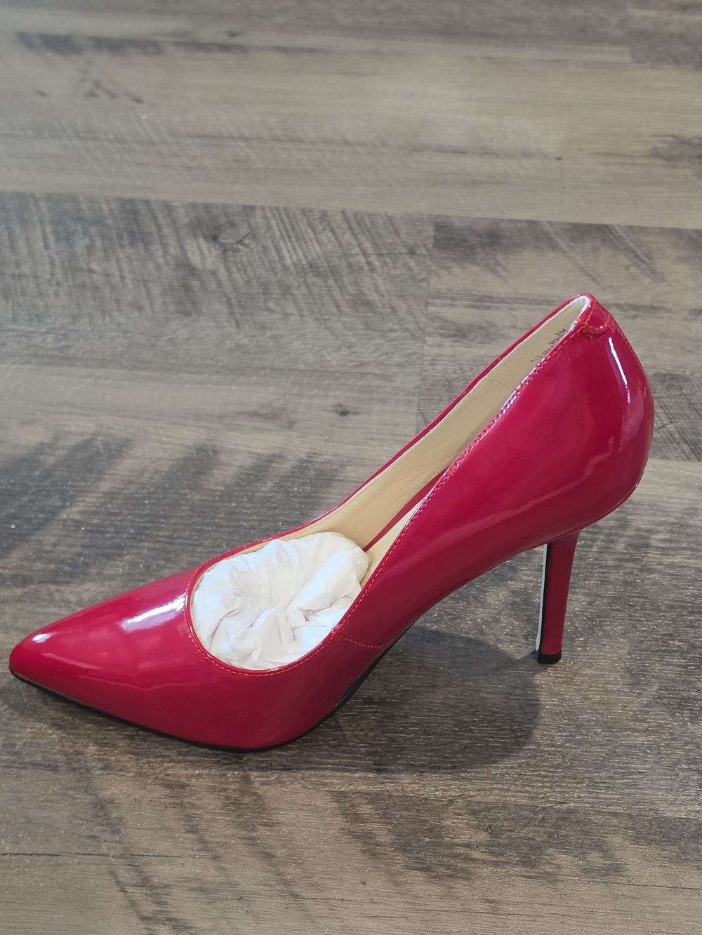 Nine West Red Patent Pointed-Toe Stiletto Pump